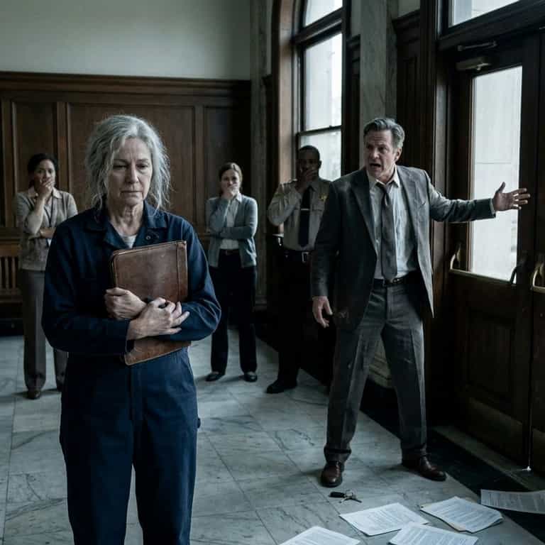 The Courthouse Cleaner They Ignored Was Carrying the Secret That Saved Everyone
